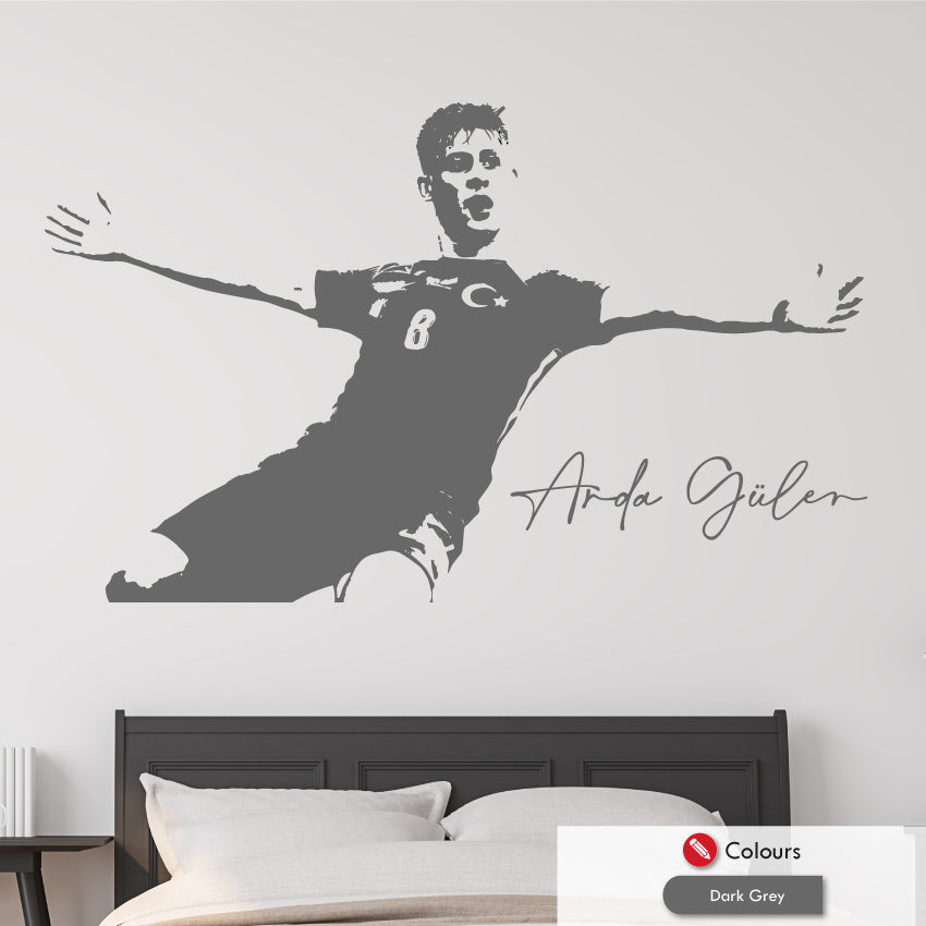 Arda Guler goal celebration wall art sticker