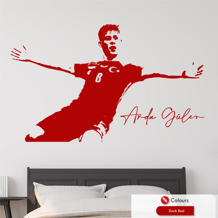 Arda Guler goal celebration wall art sticker