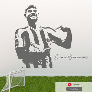 
            
                Load image into Gallery viewer, Bruno Guimaraes Newcastle Football Wall Sticker
            
        