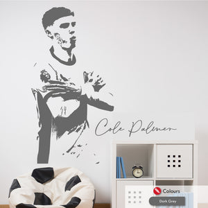 Cole Palmer ice cold celebration chelsea wall art sticker