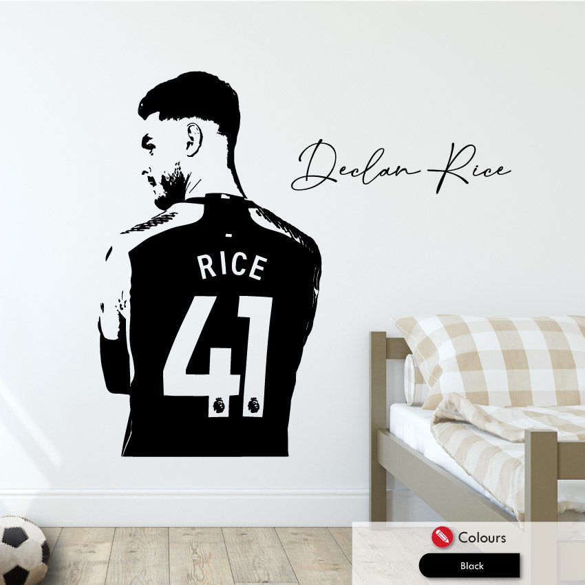 Declan Rice Arsenal Football Wall Sticker – Graphic That