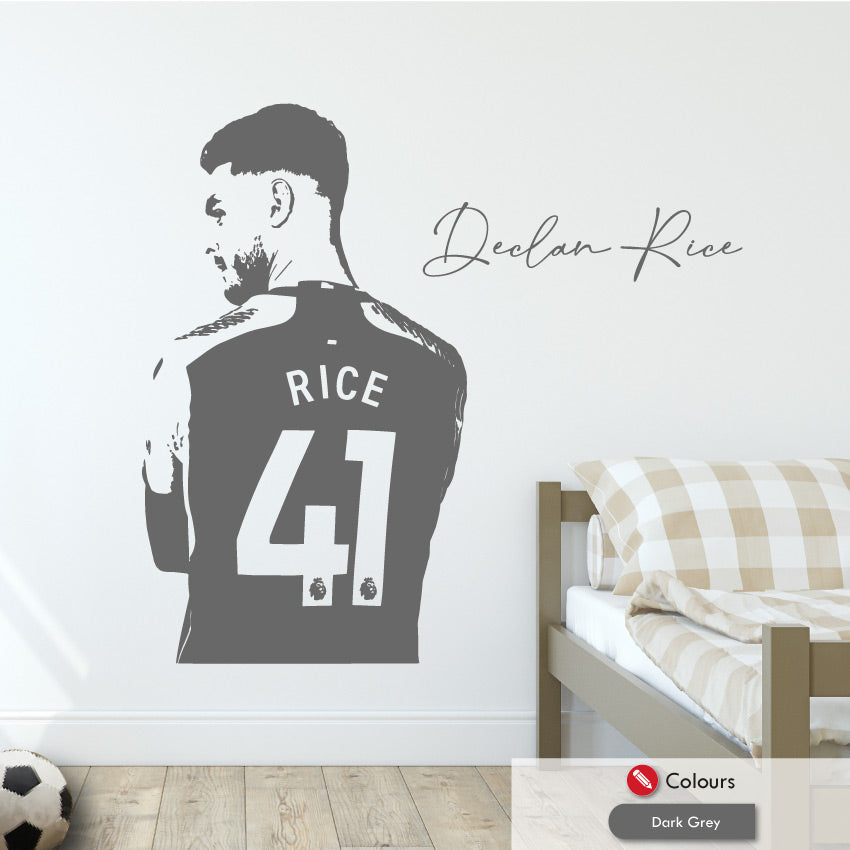 Declan Rice Arsenal Football Wall Sticker – Graphic That