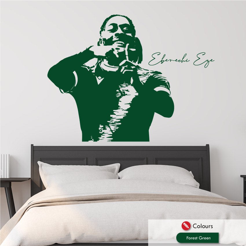 Eberechi Eze Football celebration wall art sticker