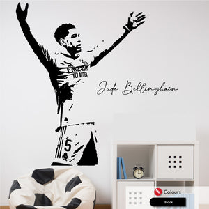 Jude Bellingham celebration wall art sticker