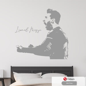 Lionel Messi bedroom wall art decal