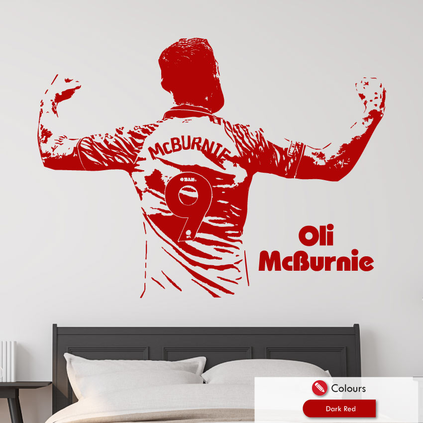 Oli McBurnie Hull City Football bedroom wall art sticker