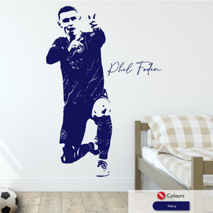 Phil Foden Man City Football Wall Sticker