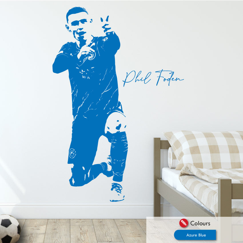 Phil Foden Man City Football Wall Sticker