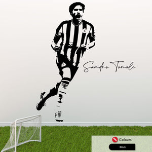 Sandro Tonali Newcastle Footballer Wall Sticker