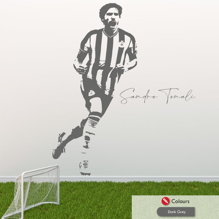 Sandro Tonali Newcastle Footballer Wall Sticker