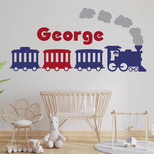 
            
                Load and play video in Gallery viewer, Personalised Steam Train Wall Decal
            
        