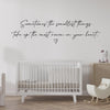 Winnie the pooh wall sticker quote