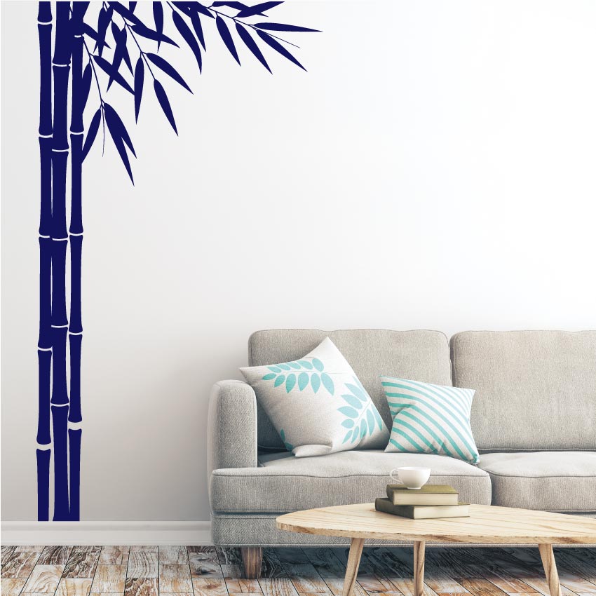 
            
                Load image into Gallery viewer, Bamboo Large Office Wall Art Decal Navy
            
        