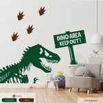 Dinosaur Skeleton Wall Art Sticker