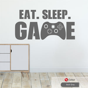 
            
                Load image into Gallery viewer, Eat Sleep Game Wall Art Sticker
            
        