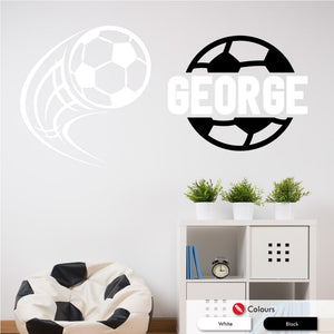 
            
                Load image into Gallery viewer, Football Ball Personalised Wall Art Sticker
            
        