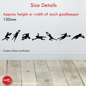 
            
                Load image into Gallery viewer, Goalkeeper Wall Sticker Decals
            
        