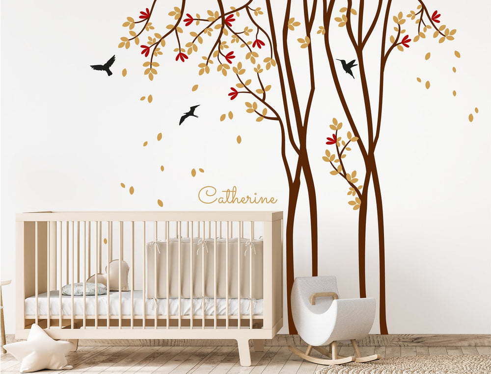 Tall Tree Personalised Wall Art Sticker – Graphic That