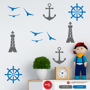 Nautical Themed Wall Sticker Set