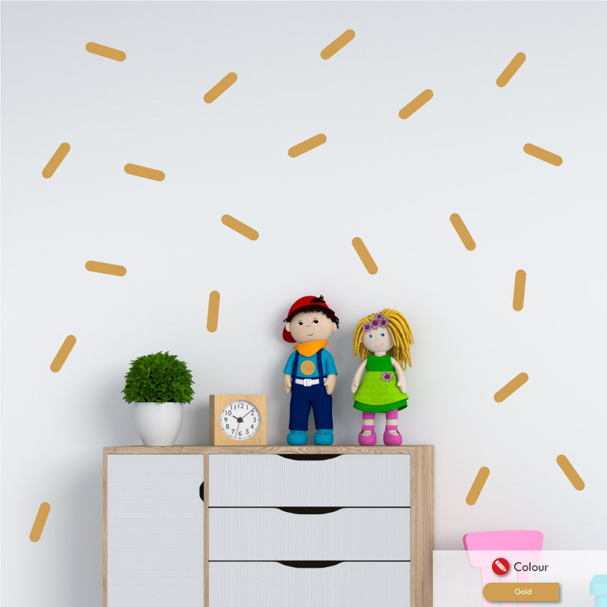 Sprinkles Wall Sticker Decal Set
