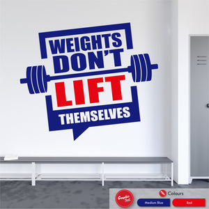 
            
                Load image into Gallery viewer, Gym Wall Art Vinyl Decal Quote
            
        